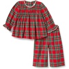 Amazon Essentials x Sofia Grainge Unisex Toddlers and Babies’ Long Sleeve Flannel Set(Cherry Red Festive Plaid)