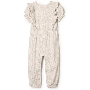 Amazon Essentials x Sofia Grainge Toddlers and Baby Girls’ Ruffle Romper(Pale Pink Sketch Floral)