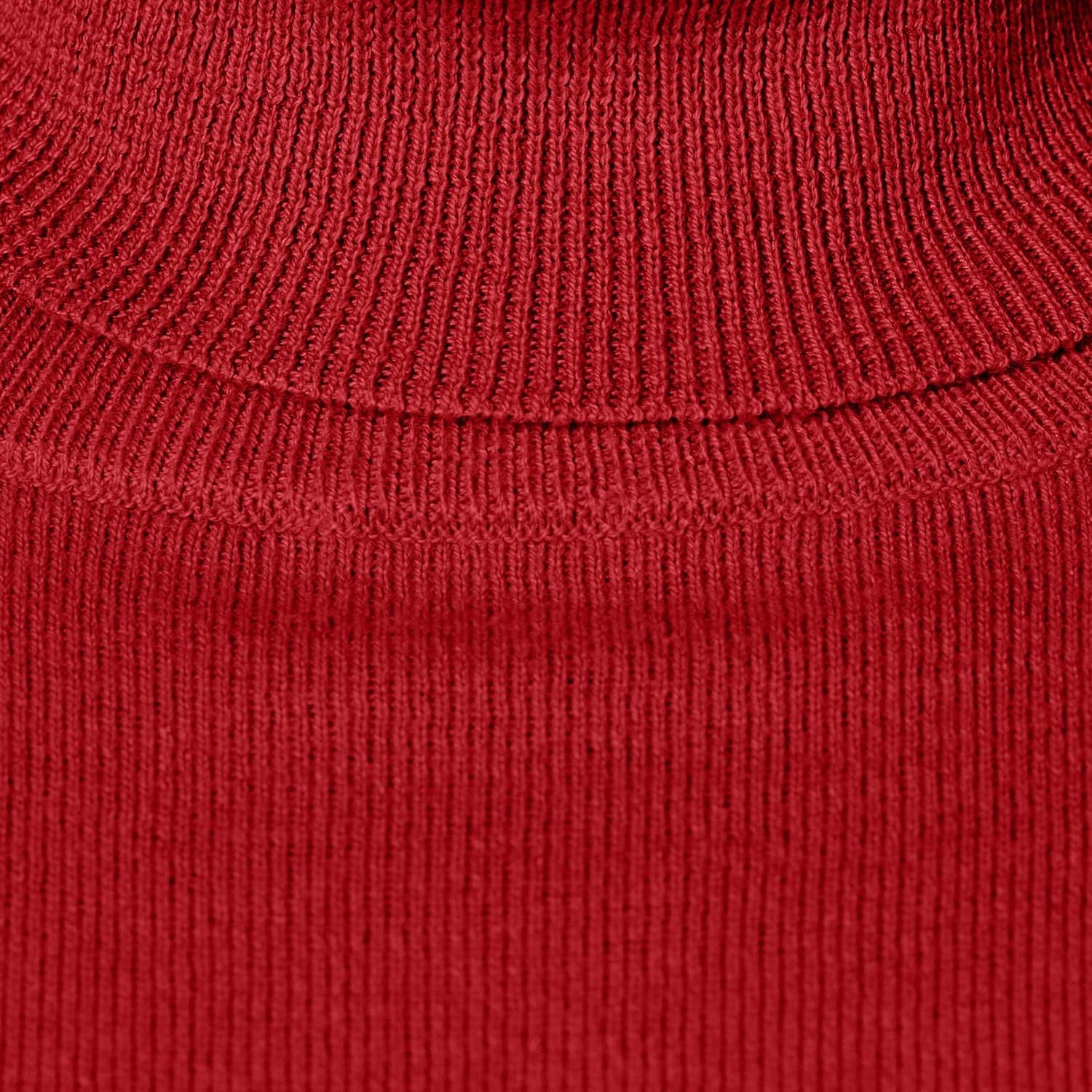 image:imageAmazon Essentials Womens ClassicFit Lightweight LongSleeve SweaterDark Red