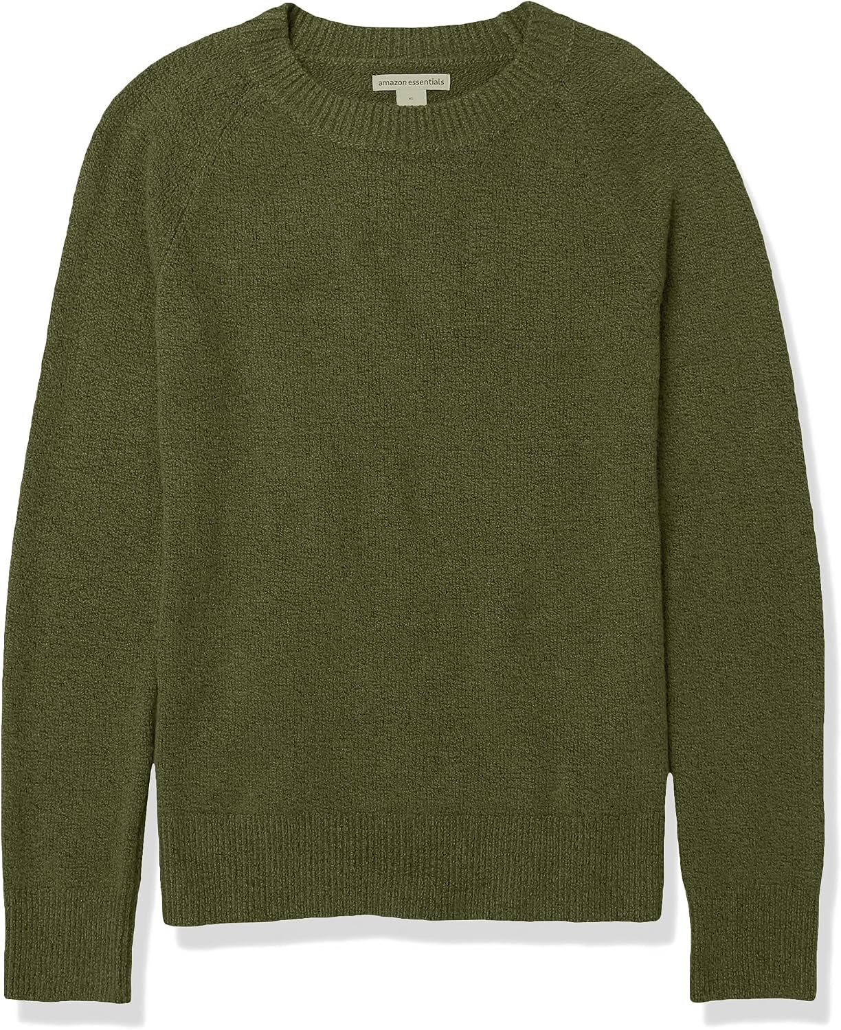 image:imageAmazon Essentials Womens Crewneck Sweater ClassicFit Soft Touch Long Sleeve PlusSize AvailableDark Olive