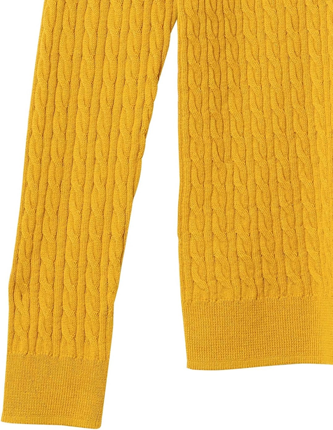 image:imageAmazon Essentials Womens Lightweight Cable Knit Long Sleeve SweaterGold