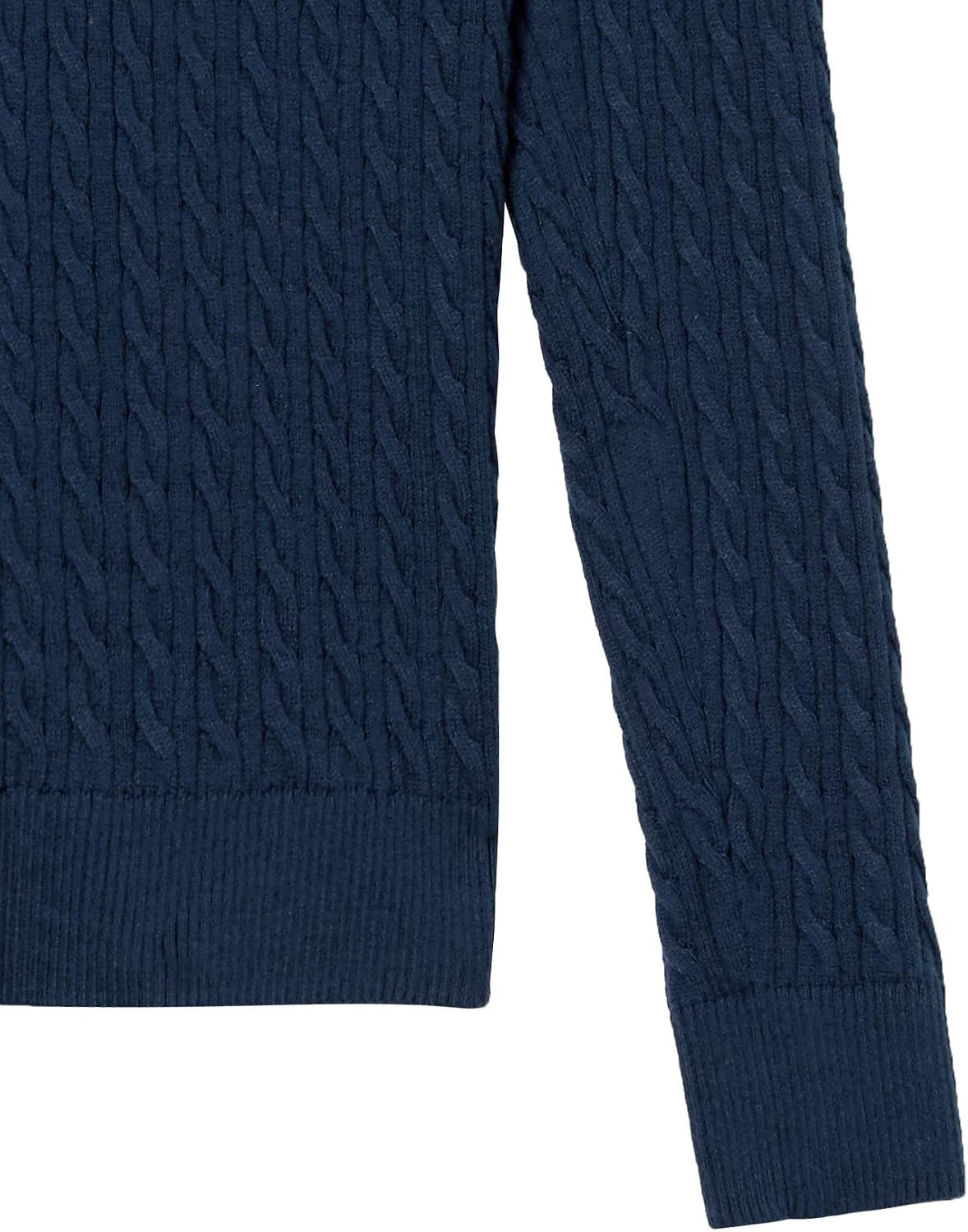 image:imageAmazon Essentials Womens Lightweight Cable Knit Long Sleeve SweaterNavy
