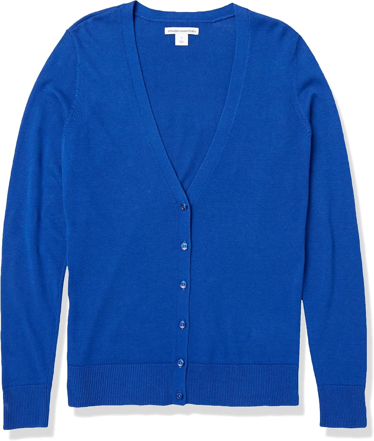 image:imageAmazon Essentials Womens Lightweight Cardigan SweaterBright Blue
