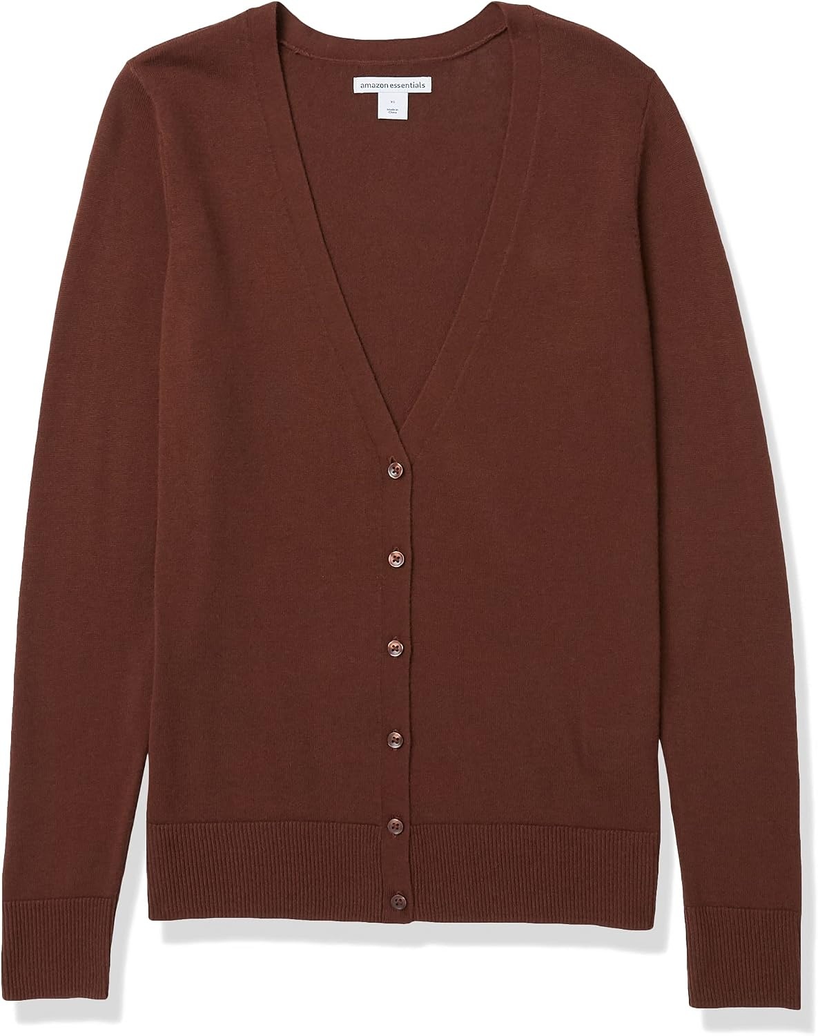 image:imageAmazon Essentials Womens Lightweight Cardigan SweaterBrown