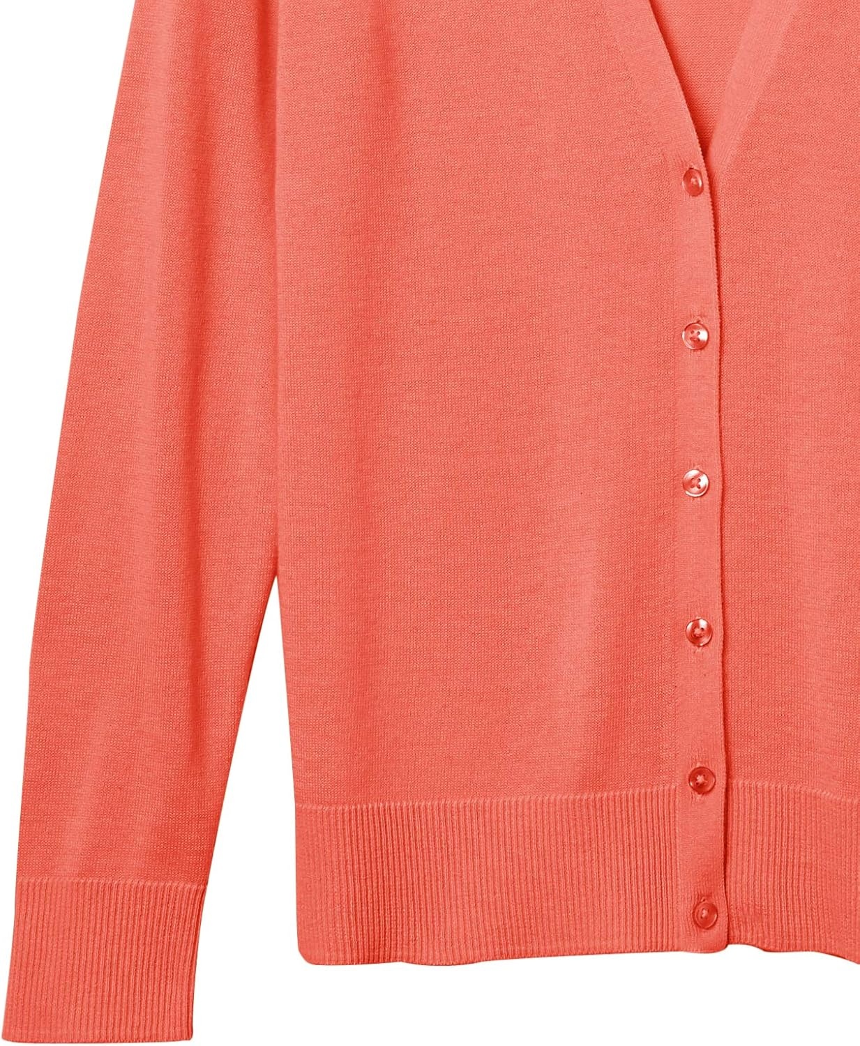 image:imageAmazon Essentials Womens Lightweight Cardigan SweaterCoral