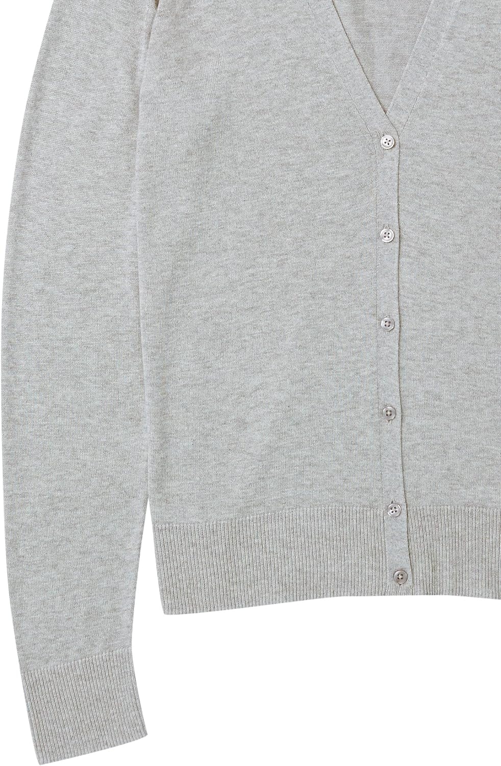 image:imageAmazon Essentials Womens Lightweight Cardigan SweaterLight Grey Heather