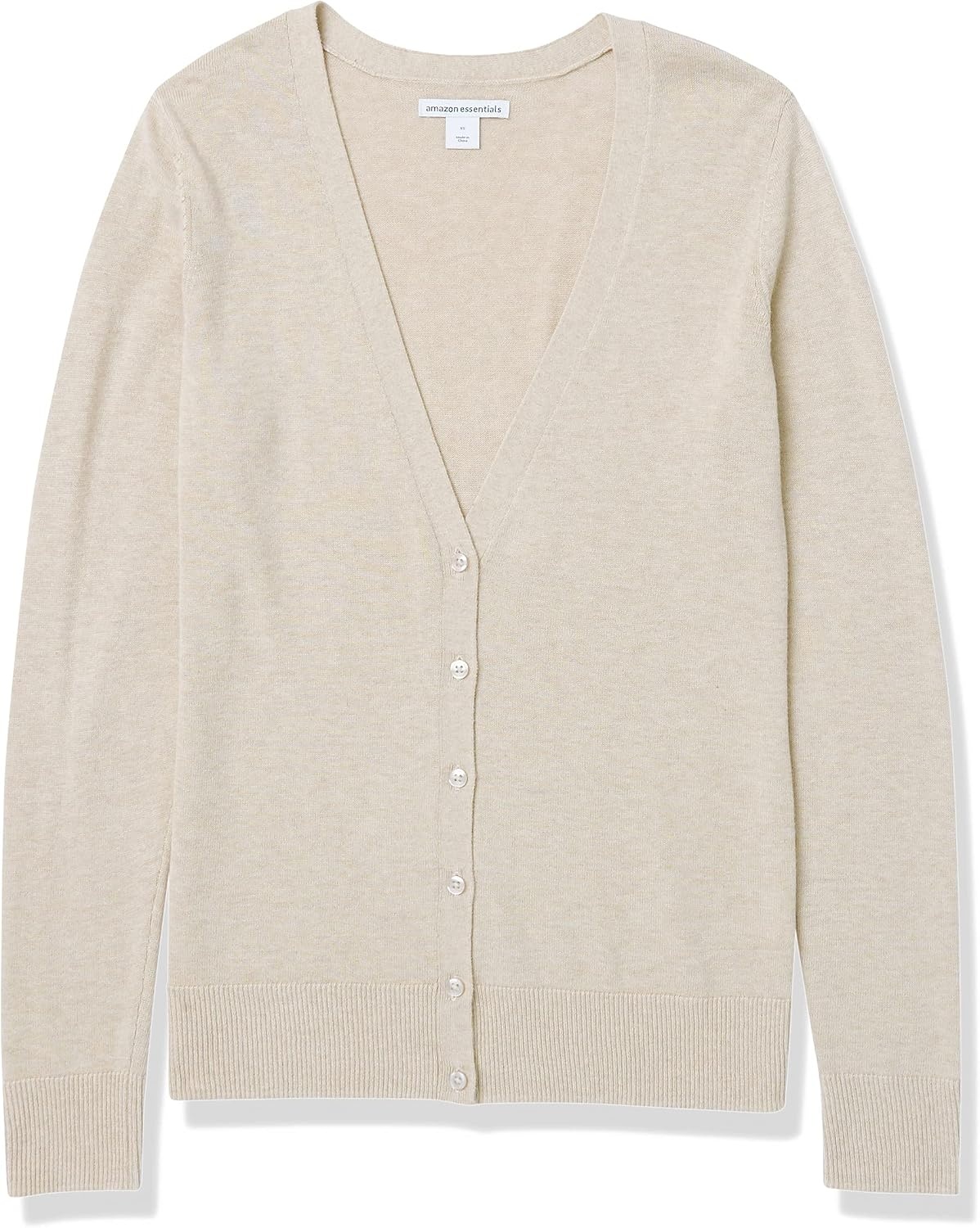 image:imageAmazon Essentials Womens Lightweight Cardigan SweaterLight Oatmeal