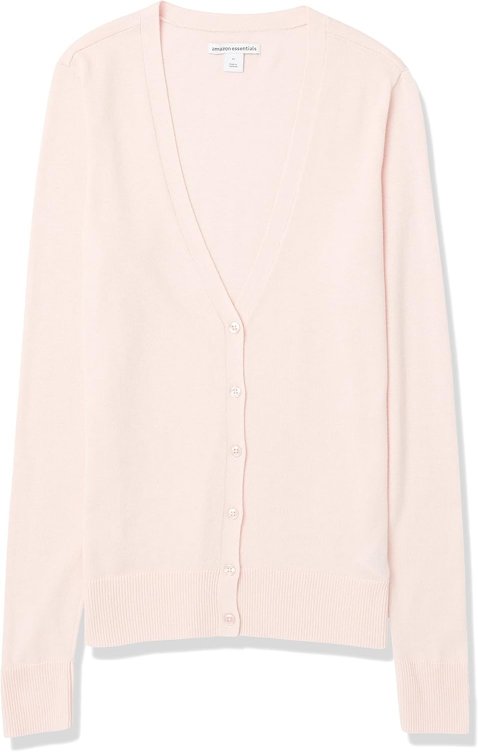 image:imageAmazon Essentials Womens Lightweight Cardigan SweaterLight Pink