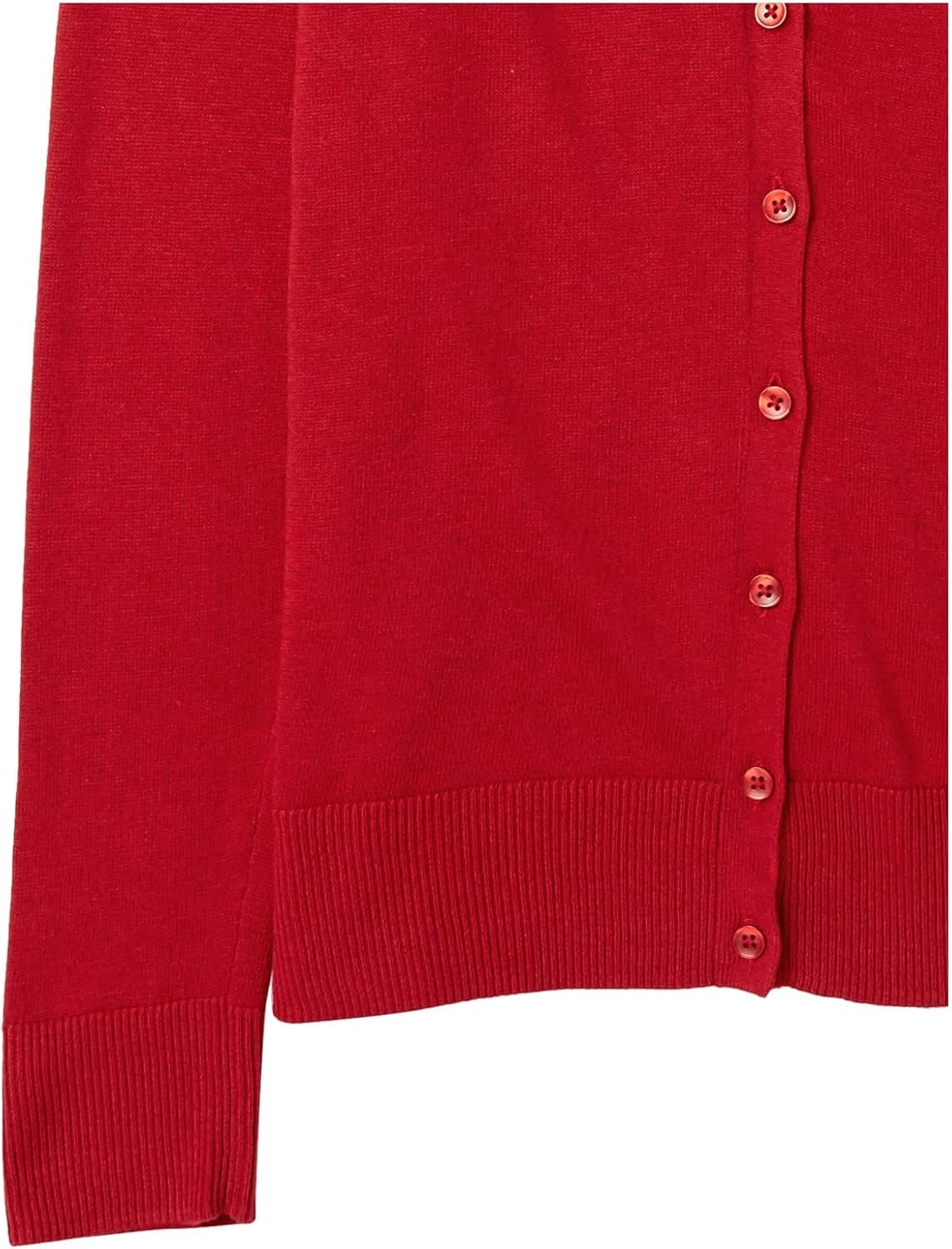image:imageAmazon Essentials Womens Lightweight Cardigan SweaterRed