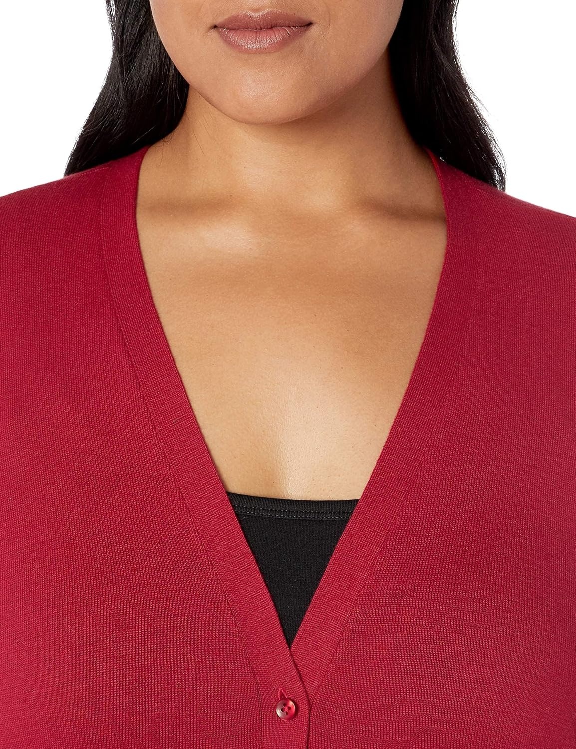 image:imageAmazon Essentials Womens Lightweight Cardigan SweaterRed