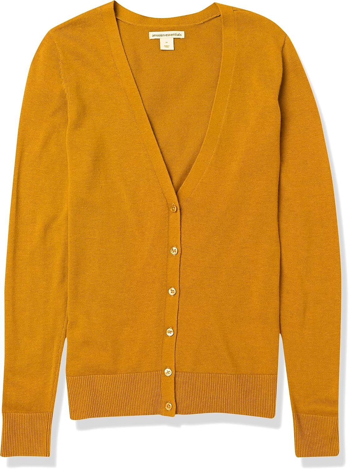 image:imageAmazon Essentials Womens Lightweight Cardigan SweaterTobacco