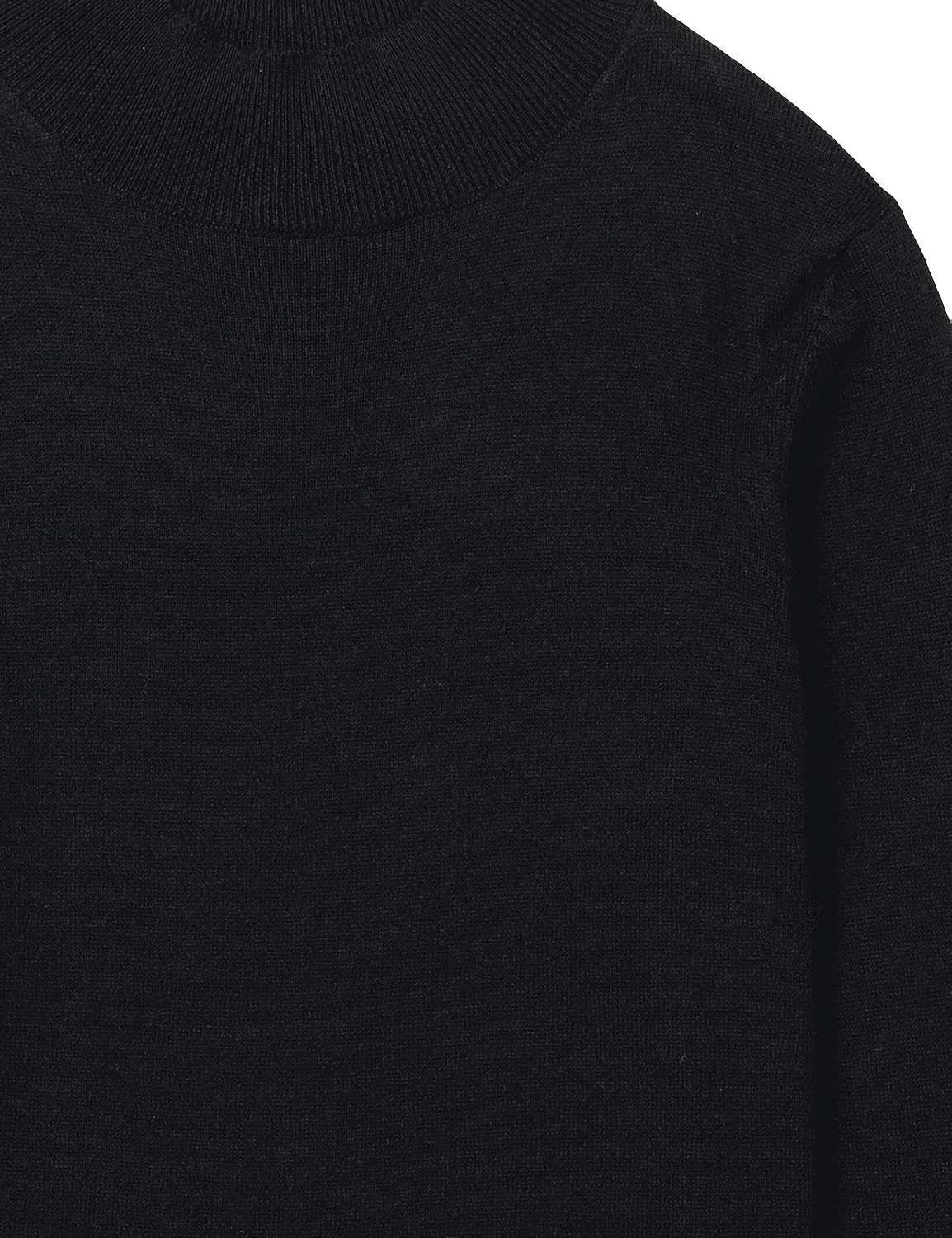 image:imageAmazon Essentials Womens Lightweight Mock Neck Pullover Sweater Regular Fit Available in Plus SizeBlack