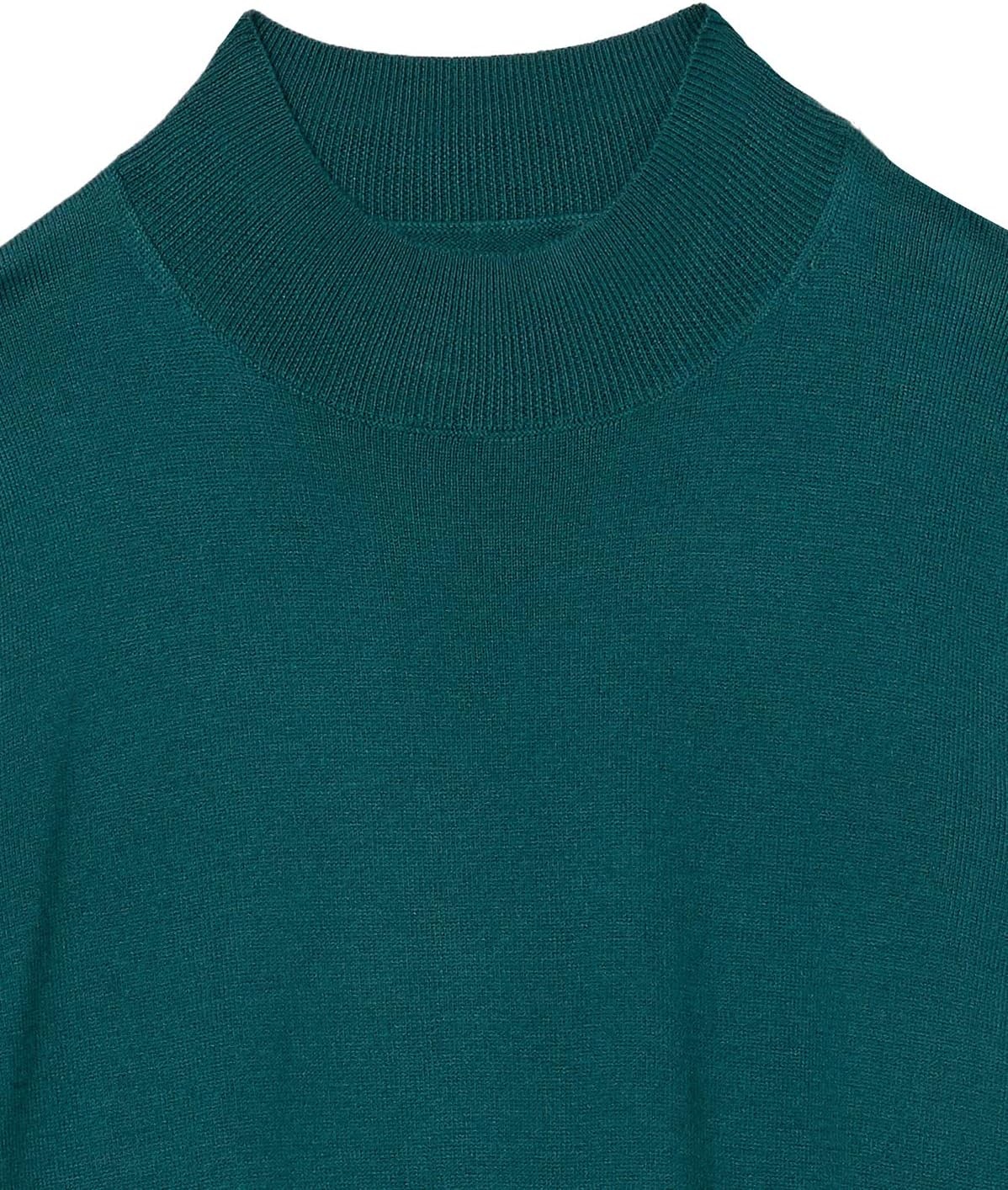 image:imageAmazon Essentials Womens Lightweight Mock Neck Pullover Sweater Regular Fit Available in Plus SizeForest Green