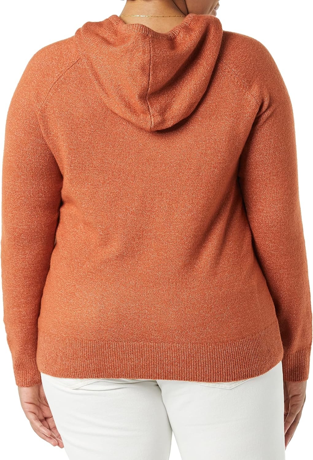 image:imageAmazon Essentials Womens Long Sleeve Soft Touch Hooded Pullover SweaterCaramel