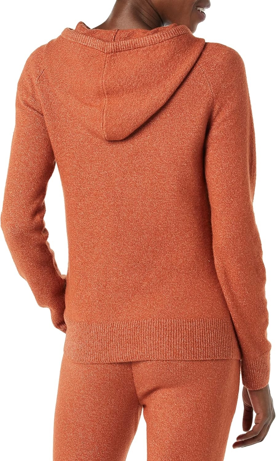image:imageAmazon Essentials Womens Long Sleeve Soft Touch Hooded Pullover SweaterCaramel