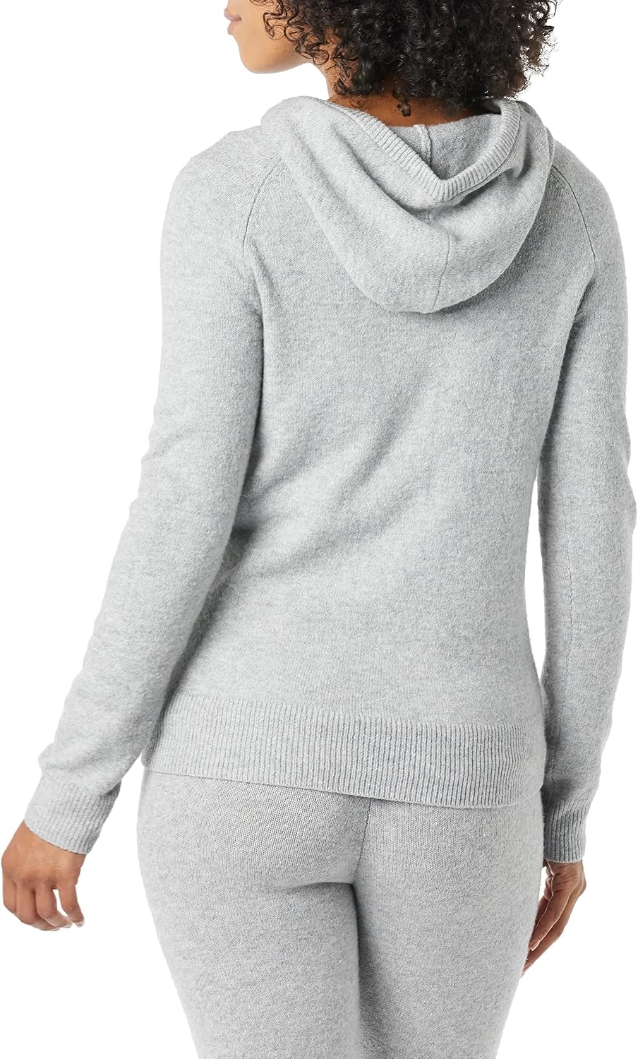 image:imageAmazon Essentials Womens Long Sleeve Soft Touch Hooded Pullover SweaterGrey Heather