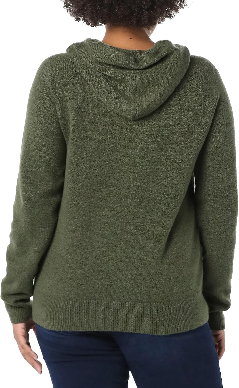 image:imageAmazon Essentials Womens Long Sleeve Soft Touch Hooded Pullover SweaterOlive