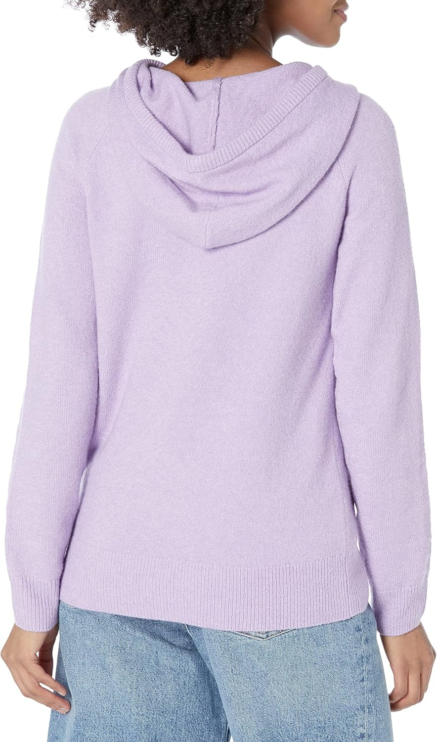 image:imageAmazon Essentials Womens Long Sleeve Soft Touch Hooded Pullover SweaterPastel Lilac