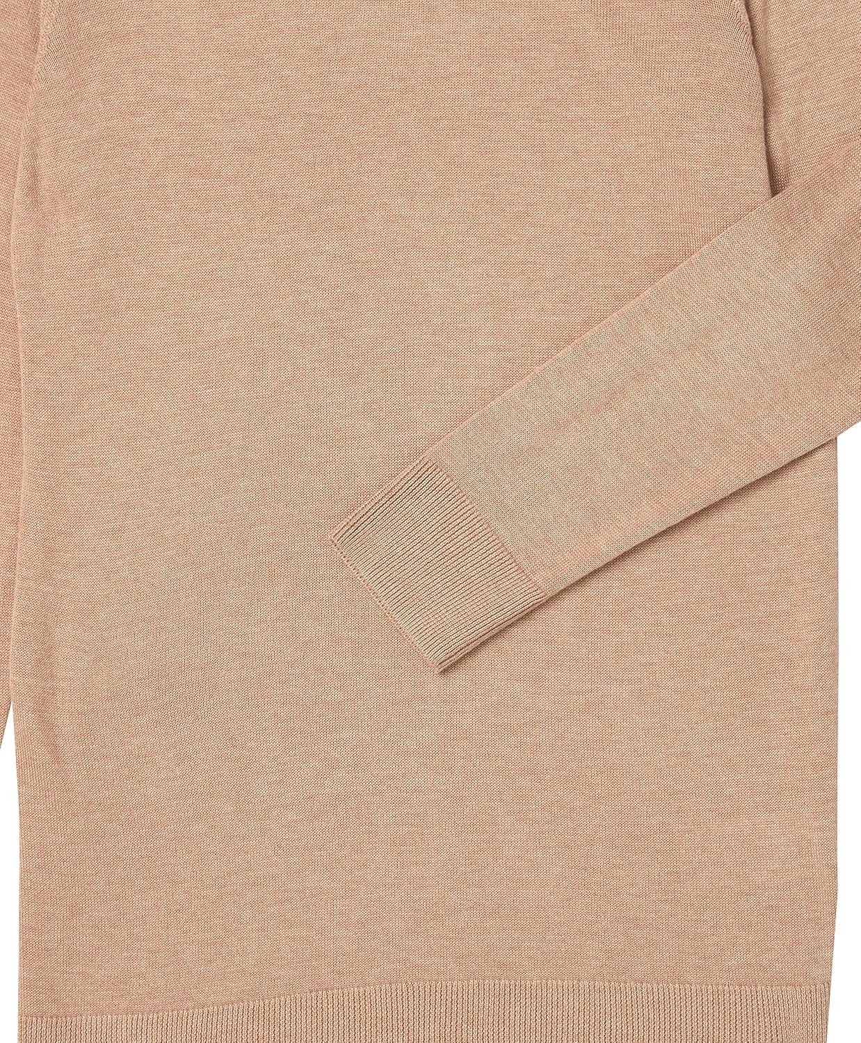 image:imageAmazon Essentials Womens LongSleeve Lightweight Crewneck Sweater Flattering Available in Plus SizeCamel Heather