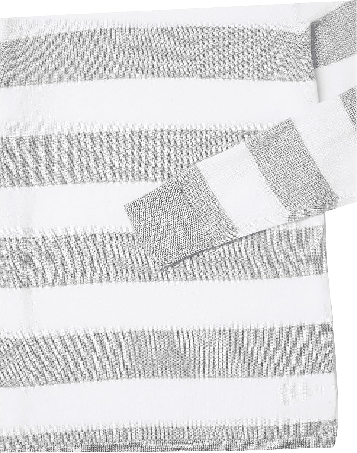 image:imageAmazon Essentials Womens LongSleeve Lightweight Crewneck Sweater Flattering Available in Plus SizeLight Grey Heather Stripe