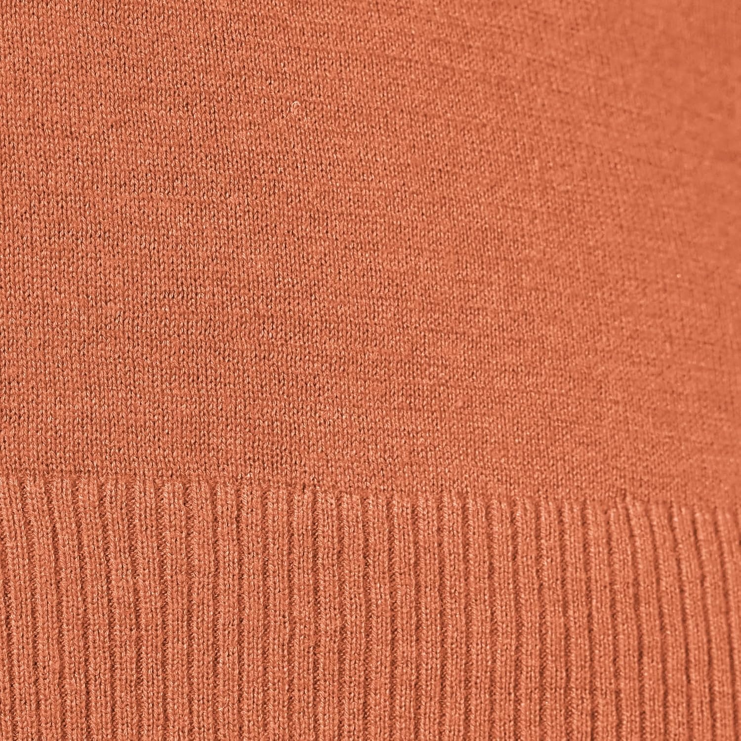 image:imageAmazon Essentials Womens Regular Fit Lightweight VNeck Tunic Sweater Long SleeveCaramel