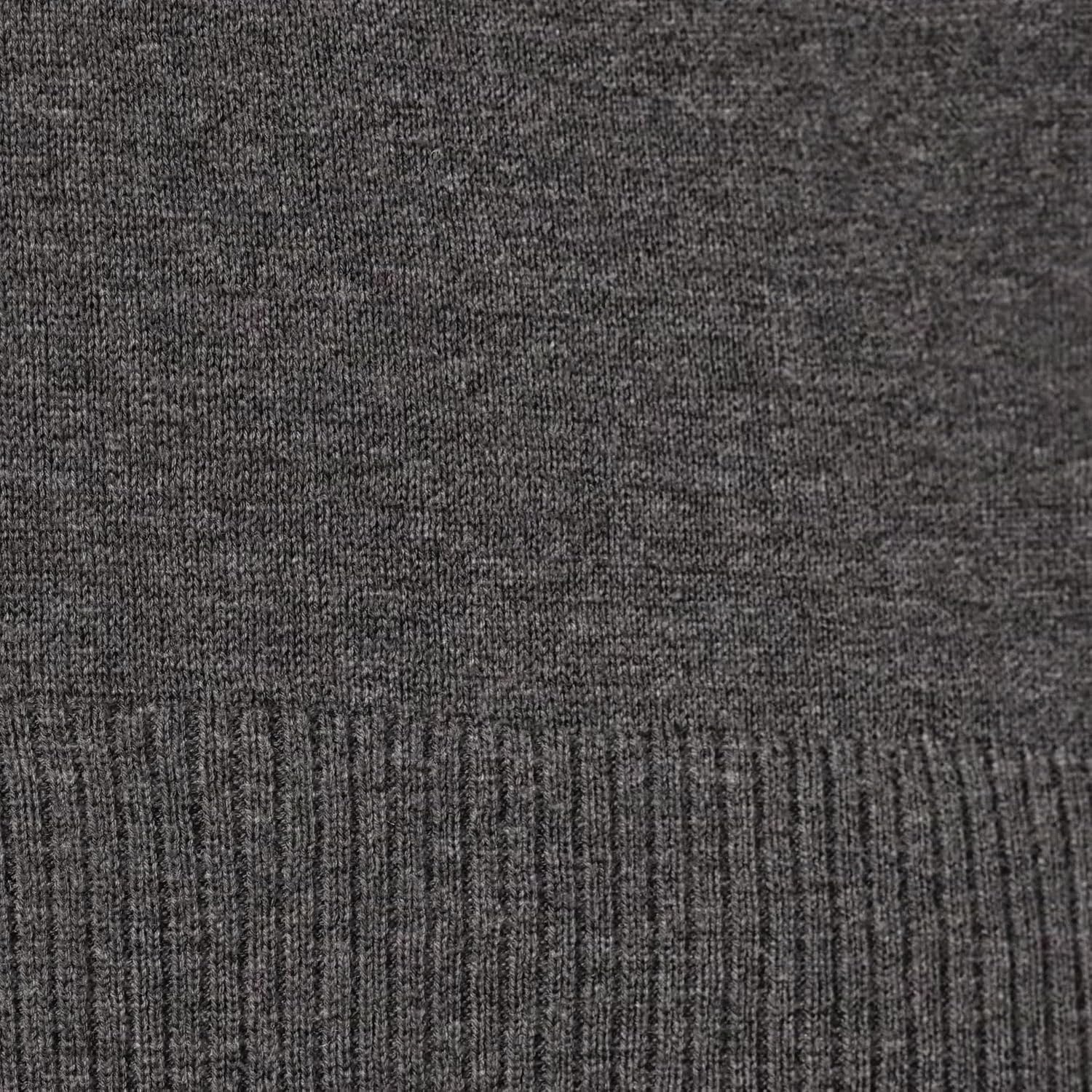 image:imageAmazon Essentials Womens Regular Fit Lightweight VNeck Tunic Sweater Long SleeveCharcoal Heather