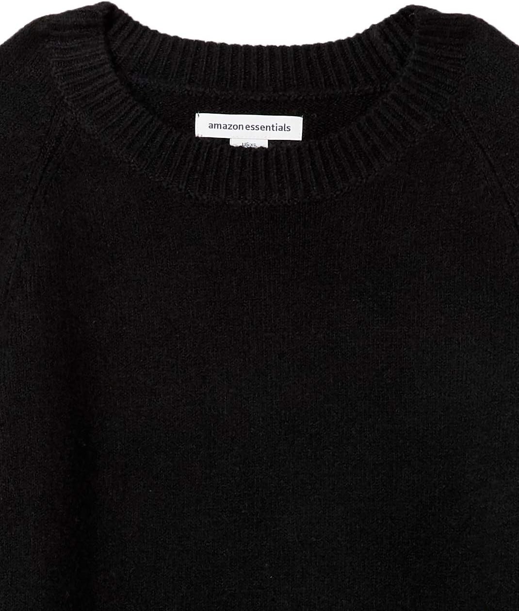 image:imageAmazon Essentials Womens RegularFit Soft Touch Crewneck LongSleeve SweaterBlack