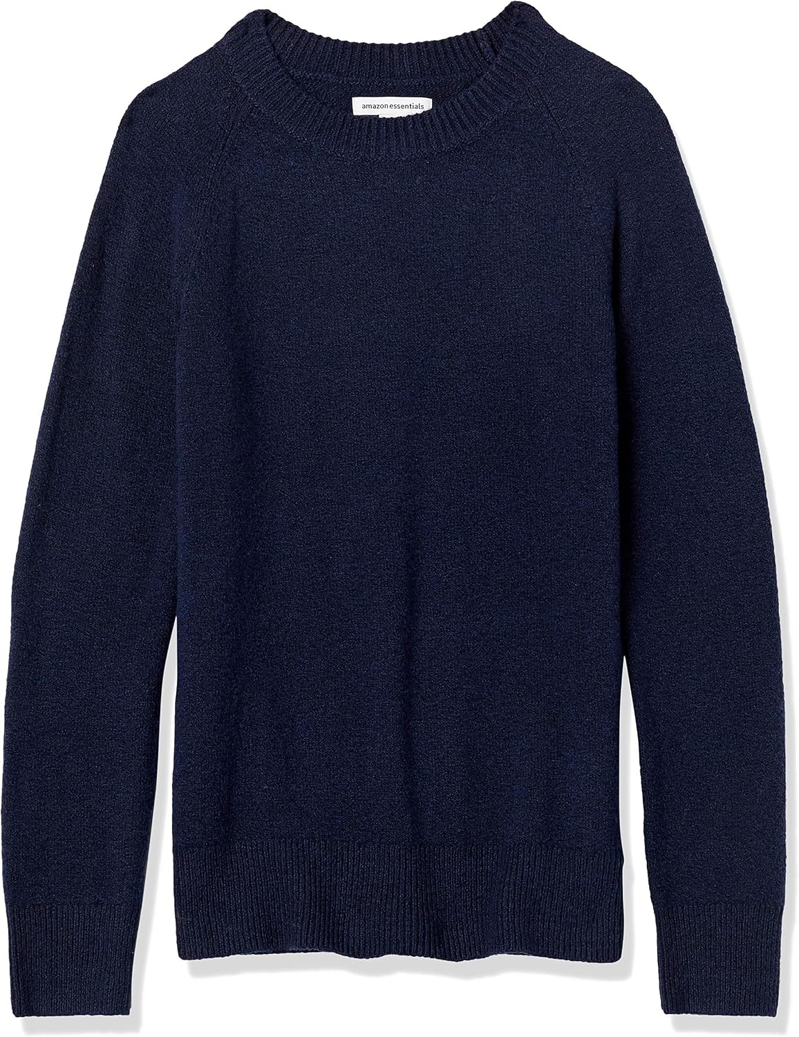 image:imageAmazon Essentials Womens RegularFit Soft Touch Crewneck LongSleeve SweaterNavy