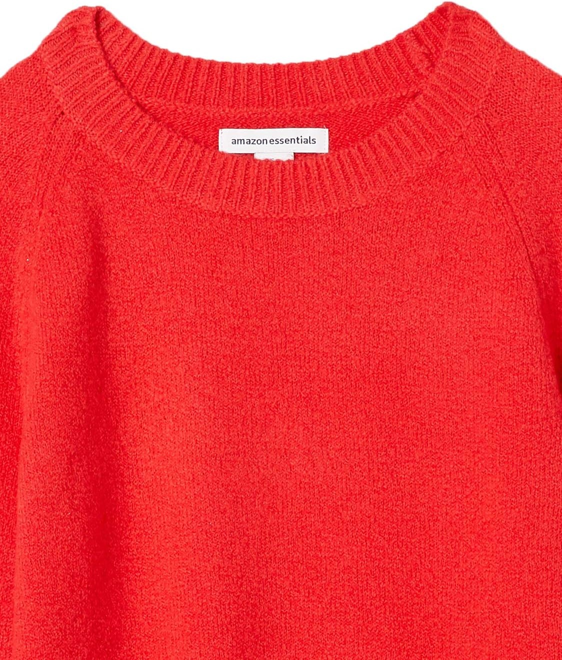 image:imageAmazon Essentials Womens RegularFit Soft Touch Crewneck LongSleeve SweaterRed