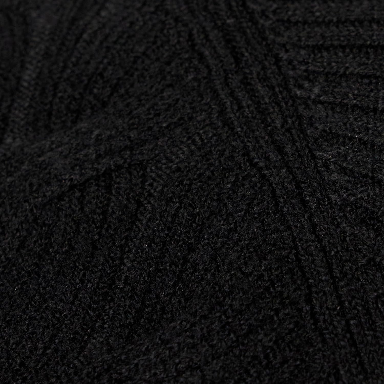 image:imageAmazon Essentials Womens Winter LongSleeve Sweater Soft Touch Funnel Neck Cable KnitBlack