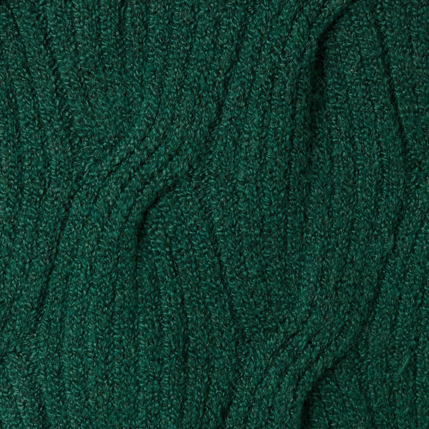 image:imageAmazon Essentials Womens Winter LongSleeve Sweater Soft Touch Funnel Neck Cable KnitDark Green