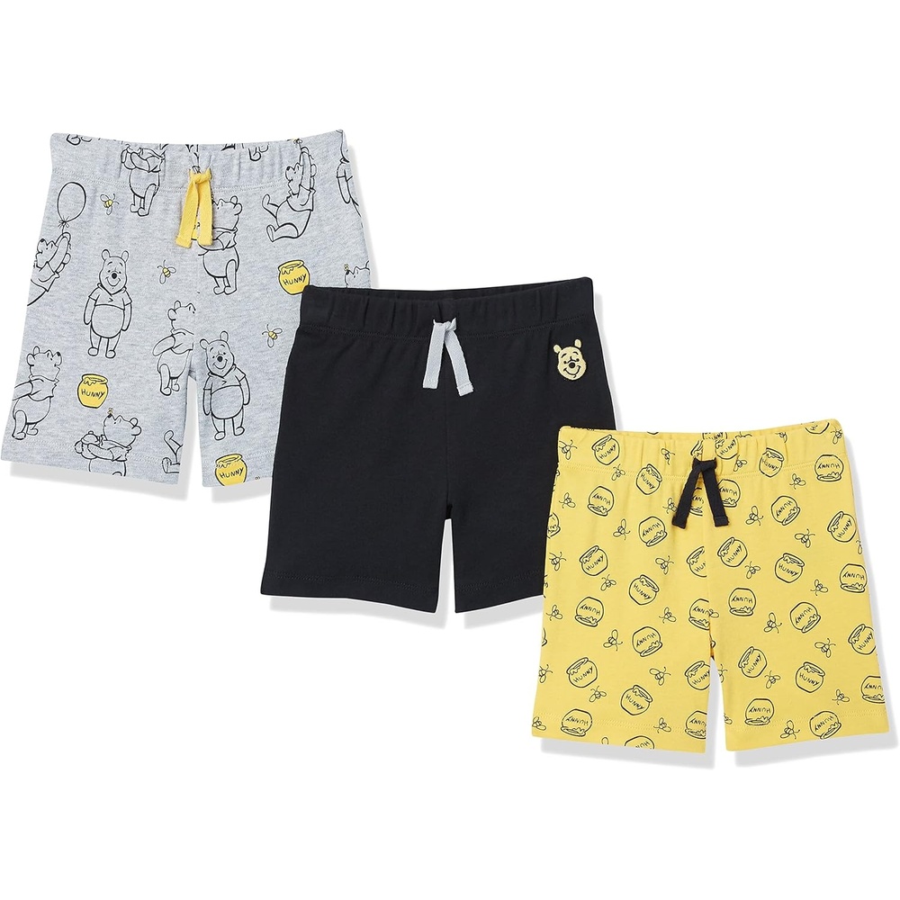 image:imageAmazon Essentials Disney Marvel Star Wars Baby Boys Cotton Knit Shorts MultipacksWinnie the Pooh Oh Bother