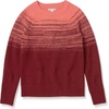 Amazon Essentials Crewneck Sweater for Women, Soft-Touch(Burgundy Coral Pink Ombre)