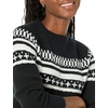 Amazon Essentials Crewneck Sweater for Women, Soft-Touch(Eggshell White  Simplified Fairisle)