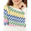 Amazon Essentials Crewneck Sweater for Women, Soft-Touch(Eggshell White  Winter Fairisle)