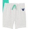 Amazon Essentials Disney | Marvel | Star Wars Baby Boys’ Cotton Knit Shorts, Multipacks(Mickey Oh Boy)