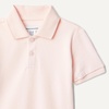Amazon Essentials Toddler and Baby Boys’ Cotton Spandex Polo Shirt, Pack of 3(Dark Green/Pale Pink/Block Stripe)