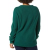 Amazon Essentials Women’s 100% Cotton Crewneck Cable Sweater(Dark Green)