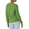 Amazon Essentials Women’s 100% Cotton Crewneck Cable Sweater(Green)