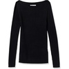 Amazon Essentials Women’s Classic-Fit Lightweight Long-Sleeve Sweater(Black)