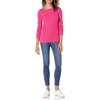 Amazon Essentials Women’s Classic-Fit Lightweight Long-Sleeve Sweater(Bright Pink)