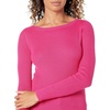 Amazon Essentials Women’s Classic-Fit Lightweight Long-Sleeve Sweater(Bright Pink)