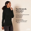 Amazon Essentials Women’s Classic-Fit Lightweight Long-Sleeve Sweater(Camel Heather/Navy Placed Stripe)