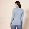 Amazon Essentials Women’s Classic-Fit Lightweight Long-Sleeve Sweater(Light Indigo Heather)