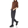 Amazon Essentials Women’s Cotton Pullover Sweater, Funnel-Neck (Available in Plus Size)(Deep Brown)