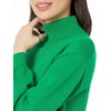 Amazon Essentials Women’s Cotton Pullover Sweater, Funnel-Neck (Available in Plus Size)(Green)