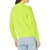Amazon Essentials Women’s Cotton Pullover Sweater, Funnel-Neck (Available in Plus Size)(Lime Green)
