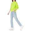 Amazon Essentials Women’s Cotton Pullover Sweater, Funnel-Neck (Available in Plus Size)(Lime Green)