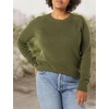 Amazon Essentials Women’s Crewneck Sweater, Classic-Fit, Soft Touch, Long Sleeve, Plus-Size Available(Dark Olive)