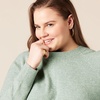 Amazon Essentials Women’s Crewneck Sweater, Classic-Fit, Soft Touch, Long Sleeve, Plus-Size Available(Sage Green Heather)